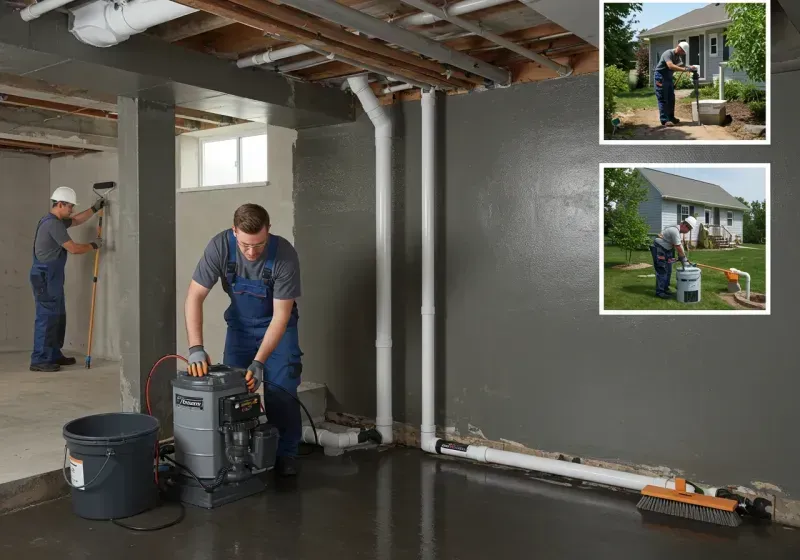 Basement Waterproofing and Flood Prevention process in Wake Village, TX